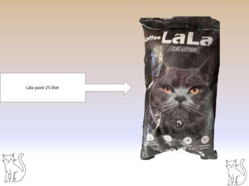 Pasir Lala 25 Liter Pasir Kucing Gumpal Wangi Premium 25L