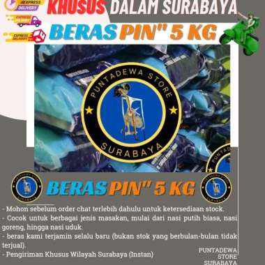 BERAS PIN PIN 5Kg | Beras pinpin 5kg murah surabaya