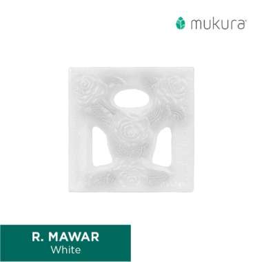 Roster Keramik Granit Mukura Mawar 20 x 20 cm White