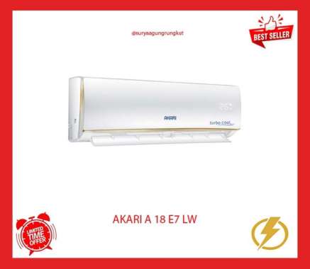 AC AKARI 2 PK 1350 WATT 18000 BTU - A 18 E7 LW