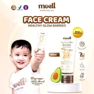 Moell Face Cream 40gr - Pelembab Wajah Bayi