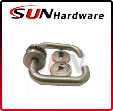 Lever Handle Pintu rumah Kamar Mandi Wc Pipa Stainless Tarikan Gagang Handel