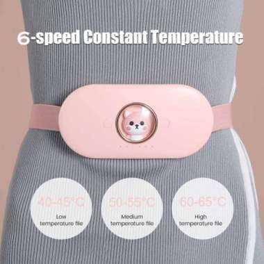 Massager Stomach Heating Belt Menstrual Heating Sabuk Pijat Penghangat M Therapy Warming Massage Bel