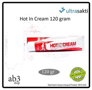 HOT IN CREAM 120 GR / HOTIN CREAM 120 GR/ HOT IN KRIM 120 GR /120GR