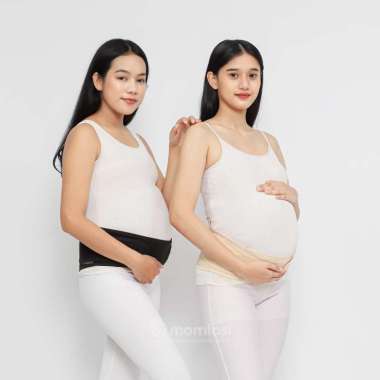 Momiasi - Sabuk Penyangga Perut Ibu Hamil - Korset Penyangga Bumil SABUK - HITAM 1 SIZE