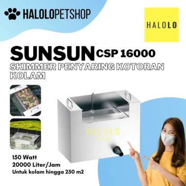 Skimmer Kolam Sunsun CSP 16000 Skimmer Penyaring Kotoran Kolam