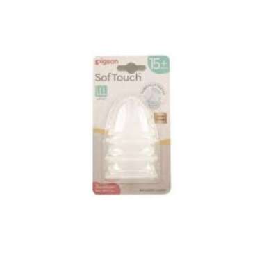 PIGEON SOFTOUCH PLUS NIPPLE 3PCS BLISTER LLL