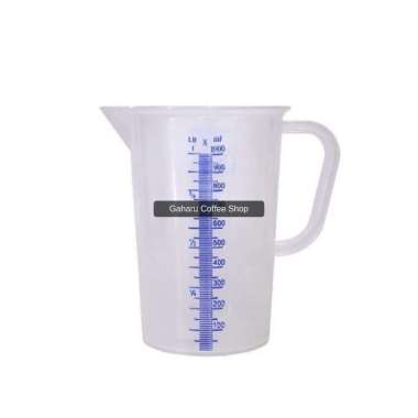 Gelas Takar Ukur Plastik 1000 Ml Measuring Cup Jigger Alat Kopi Cafe