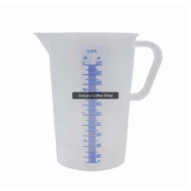 Gelas Takar Ukur Plastik 2000 Ml Measuring Cup Jigger Alat Kopi Cafe