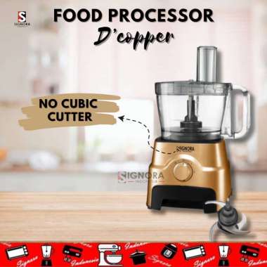 Food Processor Dcopper Signora Tanpa Cubic Cutter