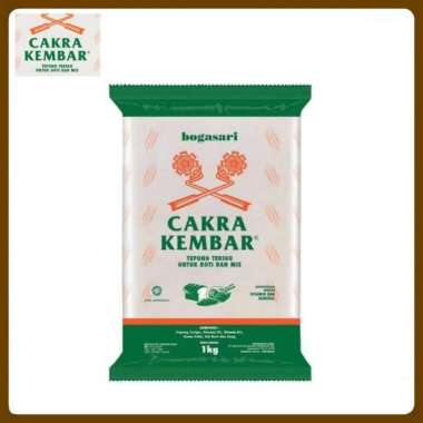 Tepung Terigu CAKRA KEMBAR 1 KG Bogasari Protein Tinggi