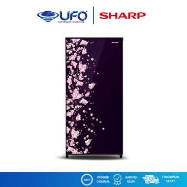 Sharp Kulkas 1 Pintu 133L SJN162DVR/DVB Biru