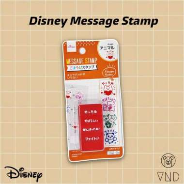 Stamp Message ORI Japan/ Hiasan Jurnal/ Buku Diary Baymax