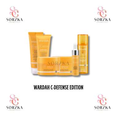 SORZKA WARDAH C-DEFENSE SERIES VITAMIN C MENCERAHKAN MURAH SEMARANG SERUM