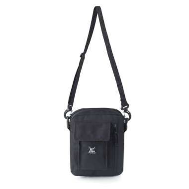 Tas Selempang Pria Distro Simpel Sling bag Cowok Mini Kecil Murah - Hijau Army Hitam