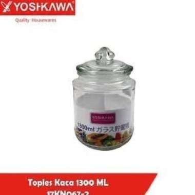 Toples Kaca Kue Lebaran Karet Kedap Makanan Permen Biskuit Asinan Jar