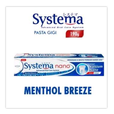 Systema Nano Menthol Breeze 190 gr Pasta Gigi Odol