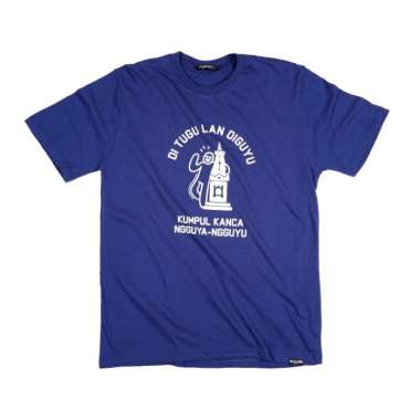 Kaos Dagadu Lengan Pendek Kanca Tugu - Blue Depth - L S