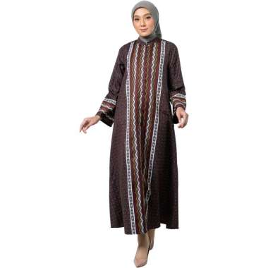 Elzatta Gamis Motif Kekinian Bahan Katun Motif Mewah Gamis Dobby Tribal S