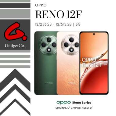 Oppo Reno 12F 5G 12/256GB | 12/512GB Garansi Resmi 512GB Amber Orange