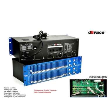 Equaliser DB Voice GX 3100 Original EquAliseR dBVoice GX3100 sub