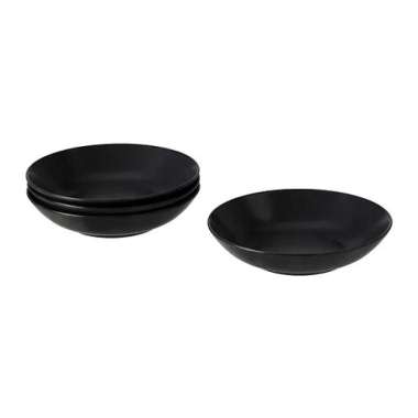 Piring Cekung Saji Hidangan Makanan Keramik Tembikar Polos Diameter 23cm (1pcs) WMO IK8104 Hijau