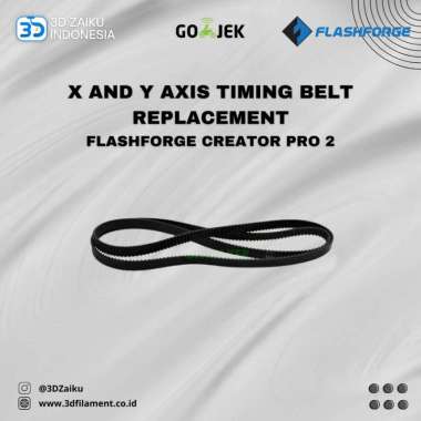 Original Flashforge Creator Pro 2 X and Y Axis Timing Belt Replacement Y Axis