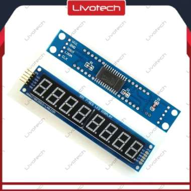 Seven Segment 8 Digit Display Tube 8X7 SEGMENT Module LED 4 in 1 Running text Max 7219