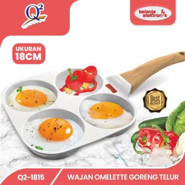 Q2 WAJAN OMELETTE 4 LUBANG 18 CM Q2-Q1815