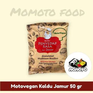 Kaldu Jamur HALAL MUI Motovegan 50 gram non MSG untuk MPASI