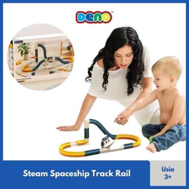 DENO Track Pesawat Uap Luar Angkasa Steam Spaceship Track Rail