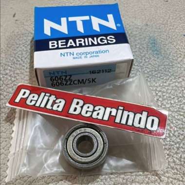 Bearing 606 ZZ NTN Tutup Besi 606ZZ