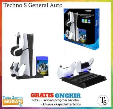 Dobe Multifuntional Cooling Stand PS5 fat Disc PS5 Slim digital PS 5 Slim disc Hookable TP5 0593S