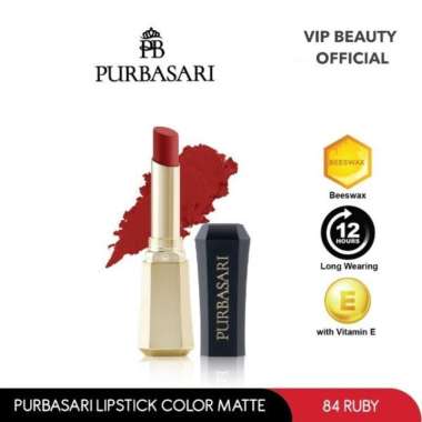 PURBASARI Lipstick Color Matte Hydra Series 84 RUBY