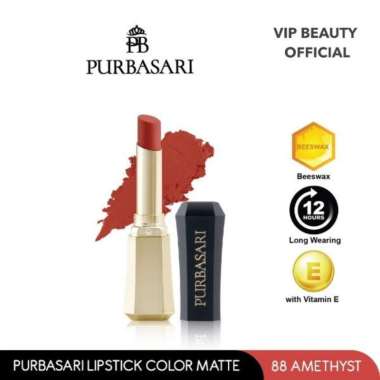 PURBASARI Lipstick Color Matte Hydra Series 88 AMETHYST