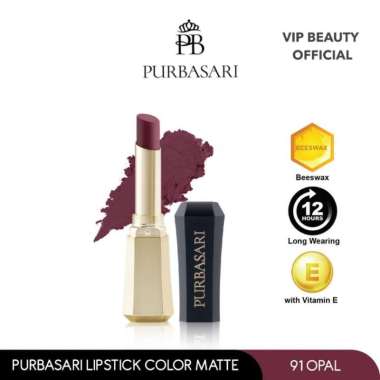 PURBASARI Lipstick Color Matte Hydra Series 91 OPAL