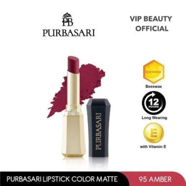 PURBASARI Lipstick Color Matte Hydra Series 95 AMBER