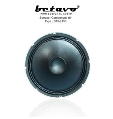 Speaker Komponen Betavo 15 inch B15L153 / B15 L153 White Series Original Betavo