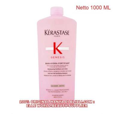 NEW - 1000ML KERASTASE SHAMPOO 1 LITER : KERASTASE GENESIS BAIN HYDRA-FORTIFIANT SHAMPOO