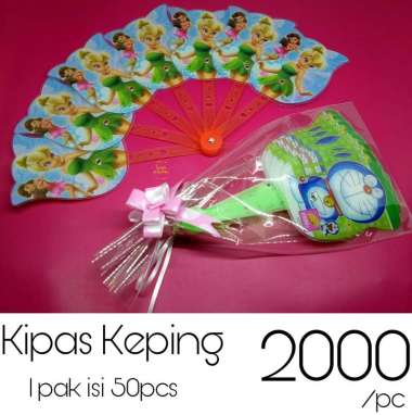 Kipas Plastik Lipat Keping isi 50pcs