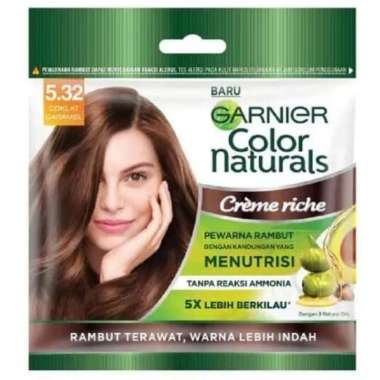 Garnier Color Natural Hair pewarna rambut warna Coklat Karamel No 5.32