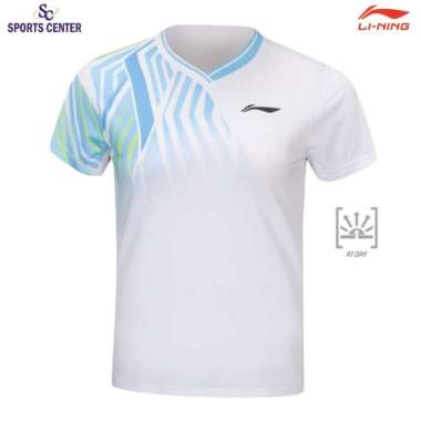 New Kaos / Jersey Badminton Lining ATDRY Player Series AAYT025-5 / AAYT025 White XXL