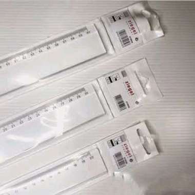 ZIEGEL FLAT RULER 20 30 60 CM PENGGARIS AKRILIK TEBAL AKURAT 60cm