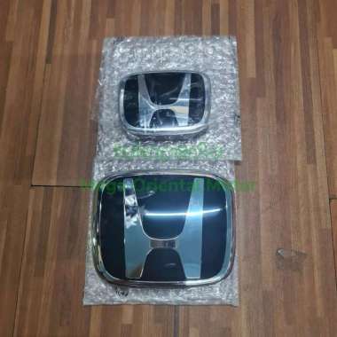 Emblem Logo Honda Hitam Chrome Brio 2012-2017