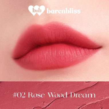 (MURAH) BNB barenbliss Cherry Makes Cheerful Lip Velvet 02 Rosewood Dream