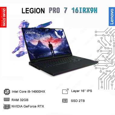 LAPTOP LEGION PRO 7 IPS Intel Core i9-14900HX RTX 4080 12GB 32GB/2TB WIN 11 PROFESSIONAL