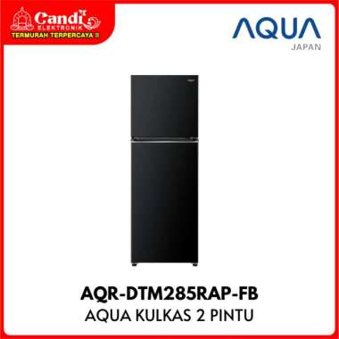 AQUA Kulkas 2 Pintu 225 Liter Magic Neo Turbo Cooling Inverter AQR-DTM285RAP-FB