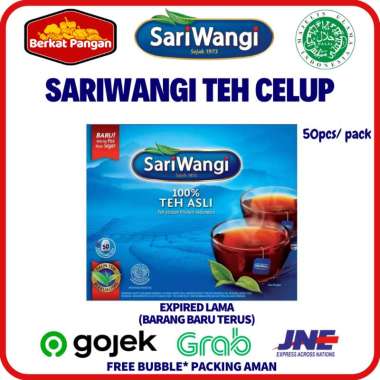 Sariwangi 100% Teh Hitam Asli Teh Celup isi 50