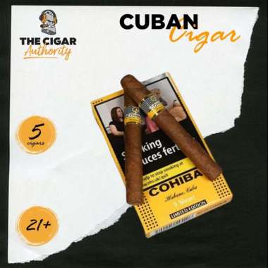 (Pack of 10 Box) Cohiba Short Limited Edition [ Box of 5 Sticks ] Cuba Cigar Cerutu