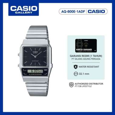 Casio Jam Tangan Unisex Vintage AQ-800E-1ADF Original Analog Digital